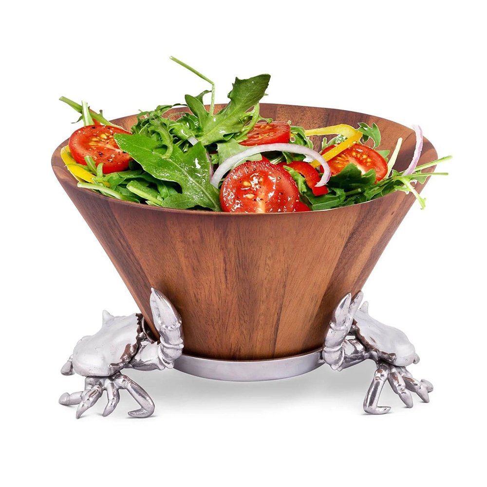 Crab Wood Tall Salad Bowl