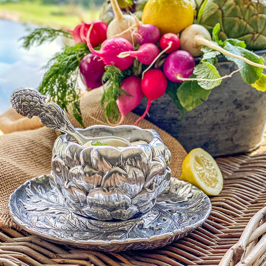 Artichoke Condiment Set 3 Piece