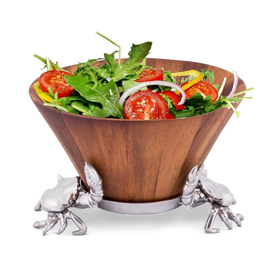 Crab Wood Tall Salad Bowl