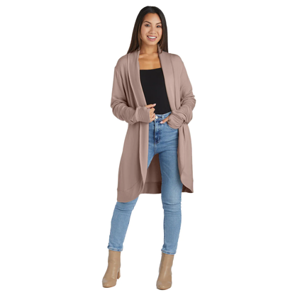 Ultra-Dream Cascade Cardigan with Thumbholes