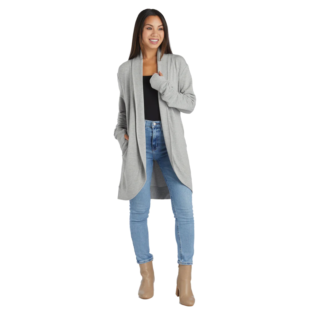 Ultra-Dream Cascade Cardigan with Thumbholes