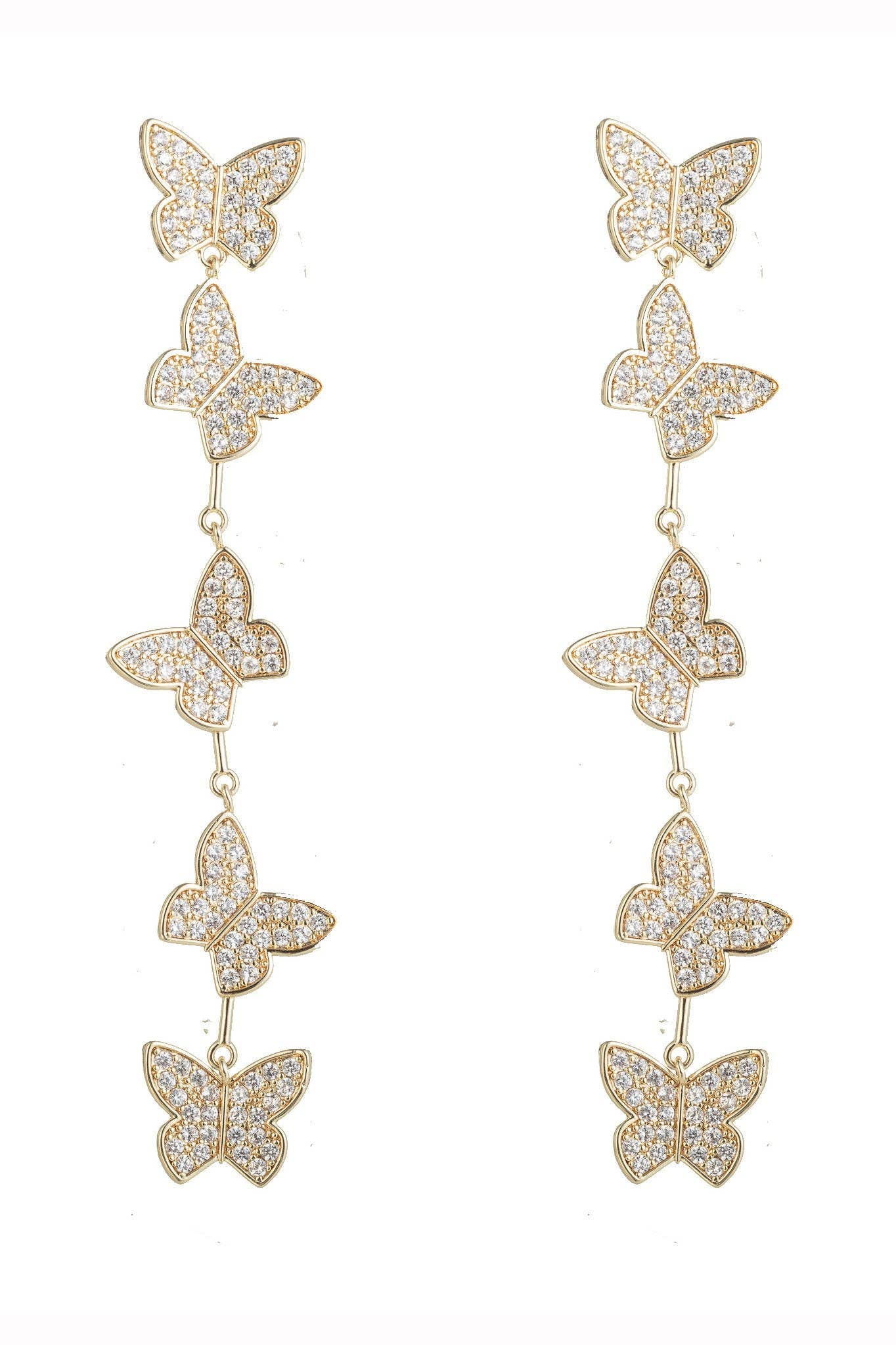 Butterfly Drop Earrings