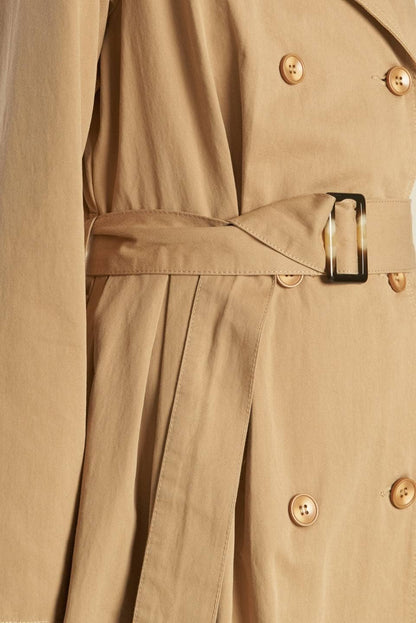 Midi trench coat dress