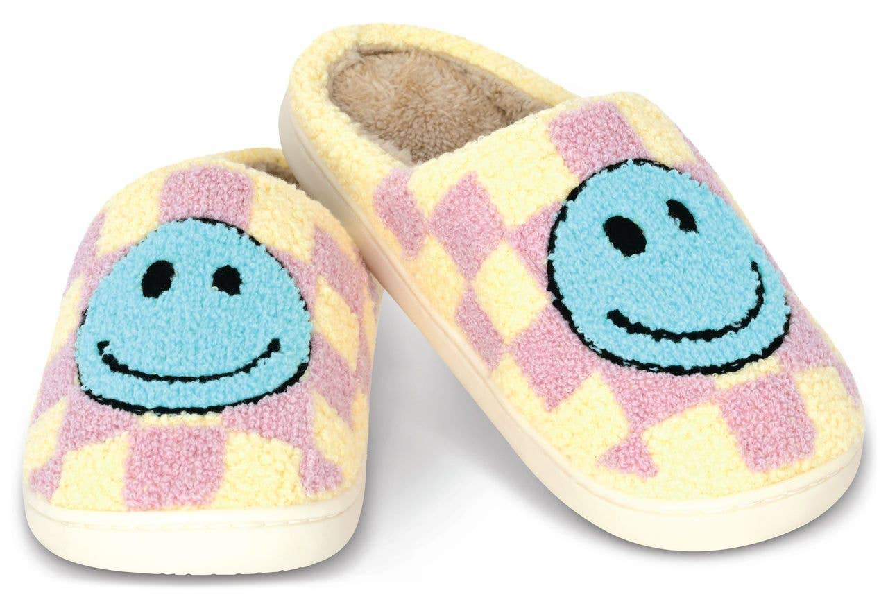 Happy Check Slippers