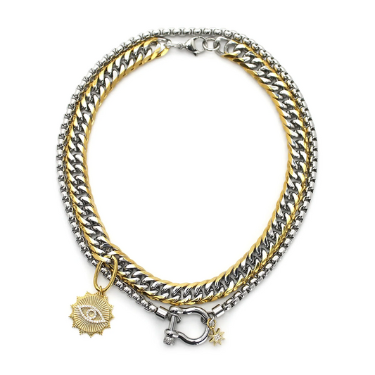 Herradura Eye Layered Necklace