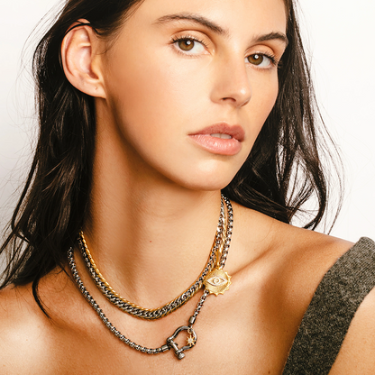 Herradura Eye Layered Necklace